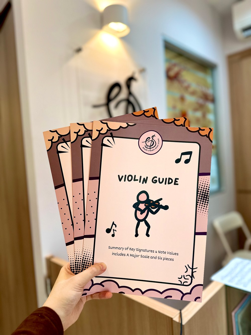 The Bowed Strings violin guide booklets