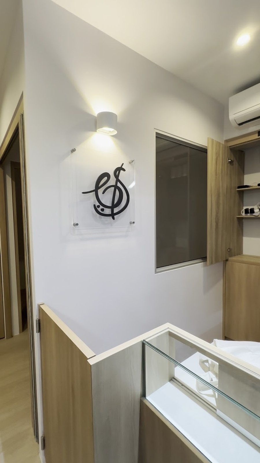 The Bowed Strings mark on the studio wall